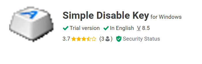 Phần mềm Simple Disable Key dành cho Windows