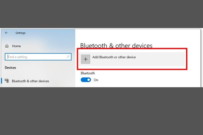 Thêm thiết bị bluetooth muốn kết nối