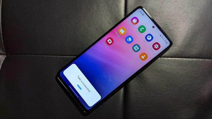 Chụp màn hình điện thoại Samsung bằng công cụ Bixby Voice