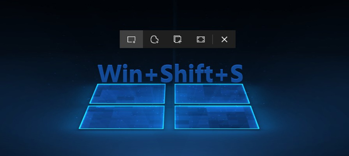 Tổ hợp phím Win + Shift + S